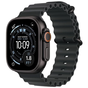 Apple Watch Ultra 3 GPS + Cellular – 49 mm-es fekete titántok, fekete óceán szíj MF0J4QH/A