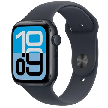 Apple Watch SE 3 GPS – 40 mm-es éjfekete alumíniumtok, éjfekete sportszíj - M/L MEHC4MP/A