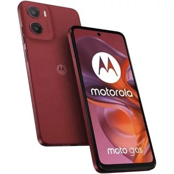 Motorola Moto G05 Dual SIM 64GB 4GB RAM 4G (Plum Red) Piros