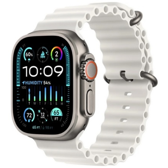 Apple Watch Ultra2 49mm Titántok Fehér Óceán 
