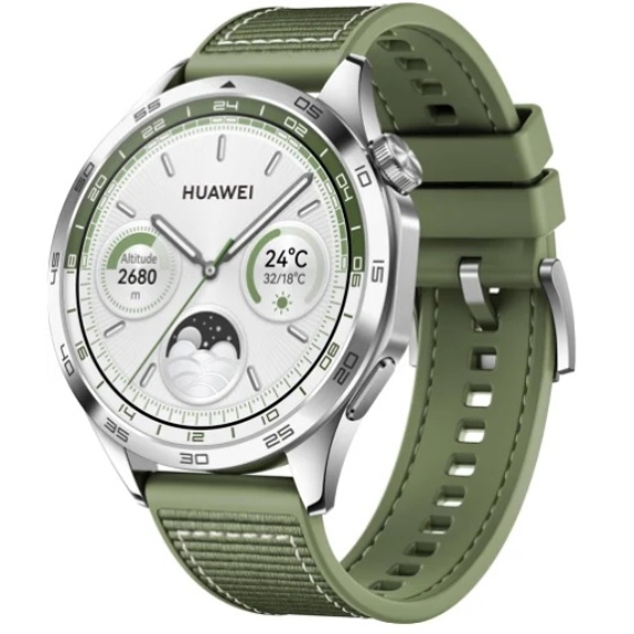 Huawei Watch GT4 46mm Green Woven Strap