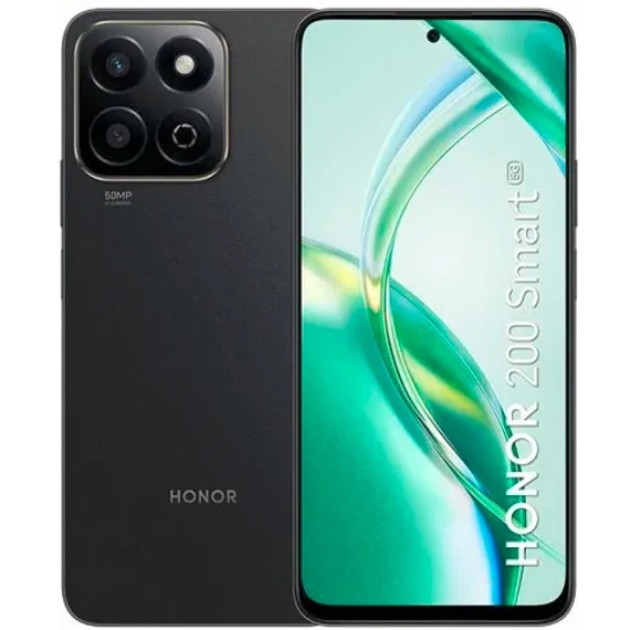 Honor 200 Smart Dual SIM 5G 256GB 4GB RAM (Midnight Black) Fekete