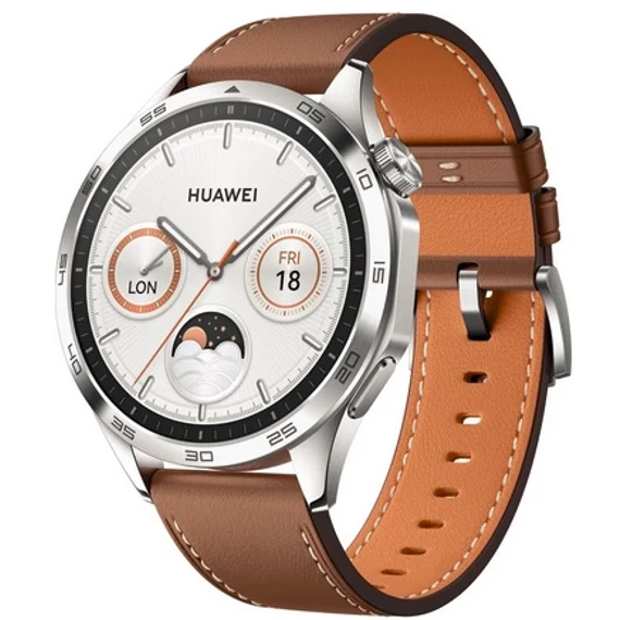 Huawei Watch GT4 46mm Brown Leather Strap 