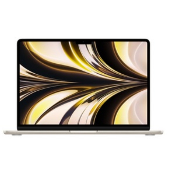 Apple MacBook Air 13.6" M2 / 8cCPU 8cGPU / 8GB RAM / 256GB SSD Magyar Bill. (Starlight) Csillagfény